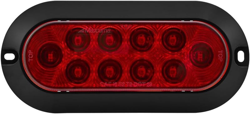 Maxxima 6" Oval Red Back-Up Lamp for Trucks and Heavy Duty - Image 2